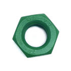 A4 - Teflon Nuts 80 4,8/8,8 del verde del acero de carbono de la cabeza de hex. de Gread cubierto