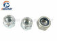 Stainless Steel Hex Head Nuts With Nylon Insert Lock Electroplating ASME B18.16.6