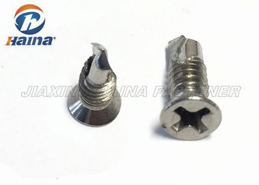 304 316 tornillos de perforación de acero inoxidables de la cabeza Phillips de la cabeza del uno mismo plano de la impulsión