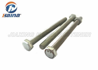 Tornillos de casquillo galvanizados del hex. de la inmersión caliente DIN933 M12x130 Gr.8.8 de los pernos de la cabeza de hex.