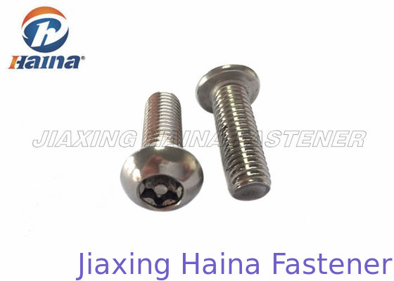 M8 X 20 304 316 tornillos principales Torx de acero inoxidables de la máquina
