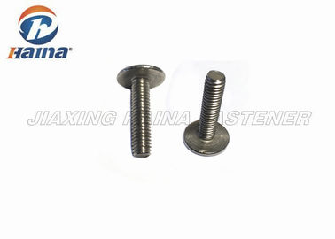 tornillos de máquina de acero inoxidables ranurados de la cabeza 304 316 para los componentes de la máquina