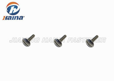 tornillos de máquina de acero inoxidables ranurados de la cabeza 304 316 para los componentes de la máquina