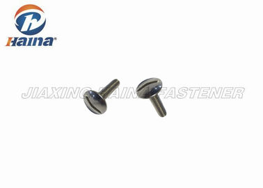 tornillos de máquina de acero inoxidables ranurados de la cabeza 304 316 para los componentes de la máquina