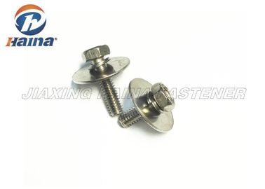 Tornillos de máquina de combinación de la cabeza de hex. de SUS304 SUS316 con la lavadora plana grande