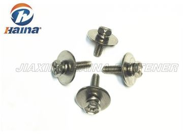 Tornillos de máquina de combinación de la cabeza de hex. de SUS304 SUS316 con la lavadora plana grande