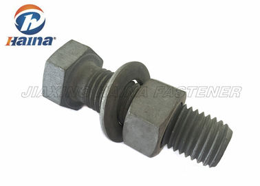Perno de acero y lavadoras galvanizados de la cabeza de hex. 4,8 8,8 de carbono de la inmersión caliente