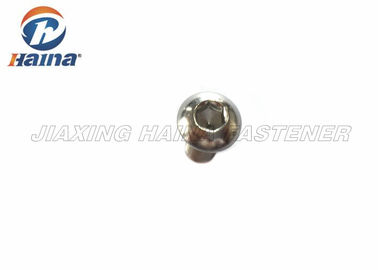 Tornillo de máquina de acero inoxidable 304 316 de la cabeza del botón del zócalo del hex. de M4 M5