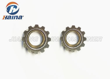 Acero inoxidable 18 - 8 color llano Keps K - tuercas de fijación con la lavadora de giro libre