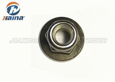 Acero inoxidable A4 - 70 claramente colorean las nueces métricas de Nylock del reborde del hex. de la culata en T