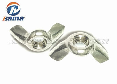 316 color llano de acero inoxidable M12 Wing Head Nut para el metal Buliding