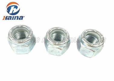 Nueces de la cabeza de hex. del acero inoxidable con la cerradura de nylon del parte movible que electrochapa ASME B18.16.6