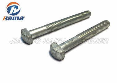 El martillo llano del tornillo en T de la clase 4,8 del final de las sujeciones de encargo no estándar va al ferrocarril