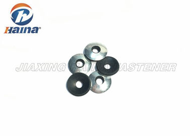 Las lavadoras planas de goma de EPDM galvanizaron el acero negro del color para el tornillo de la perforación del uno mismo