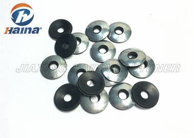 Las lavadoras planas de goma de EPDM galvanizaron el acero negro del color para el tornillo de la perforación del uno mismo