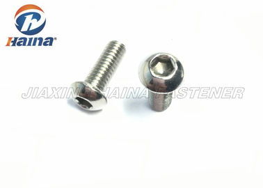 Tornillos de máquina del acero inoxidable de la cabeza del botón del zócalo del hexágono, tornillos de cabeza de hex. ISO7380