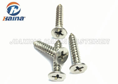 Cabeza avellanada Phillips Self Tapping Screws del acero inoxidable 304 del estruendo 7982