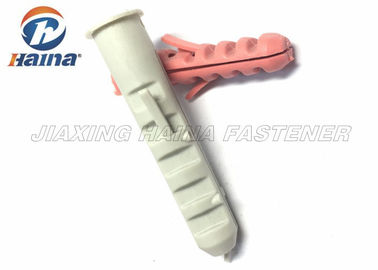 Perno plástico de goma del enchufe de pared de la resistencia química/de ancla de la extensión