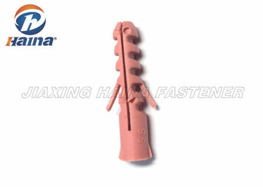 Perno plástico de goma del enchufe de pared de la resistencia química/de ancla de la extensión