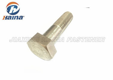 Perno de la cabeza de hex. del hilo del estruendo 931 A2 A4 de M10 M16 medio para el acero estructural