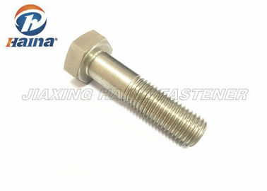 Perno de la cabeza de hex. del hilo del estruendo 931 A2 A4 de M10 M16 medio para el acero estructural