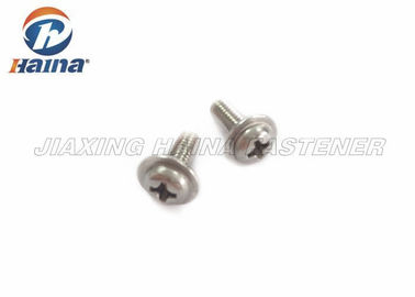 304 de acero inoxidables cruz de 316 máquinas ahuecaron a Pan Head Screws With Collar