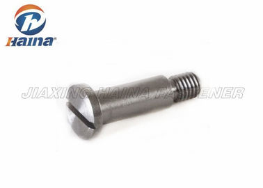 Cabeza ranurada de la cacerola de 304 del acero inoxidable tornillos de máquina con longitud del hombro 45m m