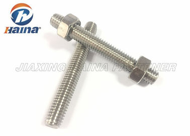 Pernos roscados completos de acero inoxidables y nueces de DIN976 DIN975 A2 304 316 todos los Rod