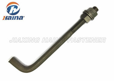 M3 - La inmersión caliente M64 galvanizó el grado 8,8 L tipo tipo perno de J de ancla concreto