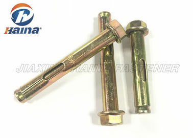Construcción Dyna Sleeve Expansion Anchor Bolt de Australia con la nuez del reborde