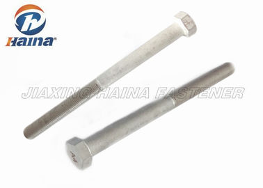 pernos de acero inoxidables de la cabeza de hex. del tratamiento térmico DIN931 A4-70 de la solución