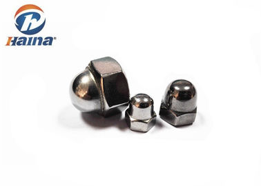 nuez de bellota de acero inoxidable del hexágono del llano DIN1587 A2-70 A4-80 M4-M24