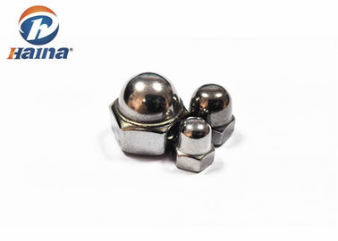nuez de bellota de acero inoxidable del hexágono del llano DIN1587 A2-70 A4-80 M4-M24