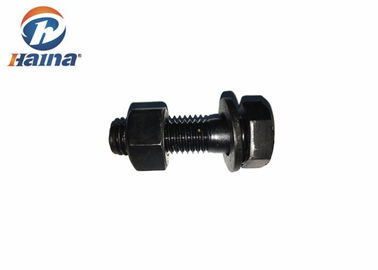 1/2-1 pernos negros de acero de alta resistencia de la taza del hex. del óxido ASTM A490 de carbono del 1/2