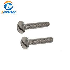 304 316 tornillos de máquina de acero inoxidables ranurados de alta resistencia M3