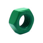 A4 - Teflon Nuts 80 4,8/8,8 del verde del acero de carbono de la cabeza de hex. de Gread cubierto