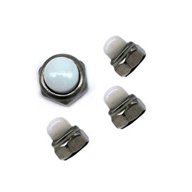 El hexágono SS304/316 de las nueces del acero inoxidable del OEM cubrió con una cúpula las tuercas ciegas de nylon blancas