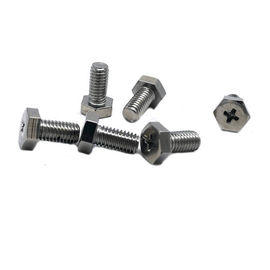 Tornillos de máquina Phillips de la cabeza de hex. de la hendidura de la cruz SS304/316