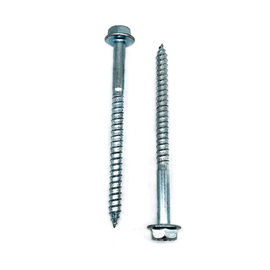Ss304/316 tornillos penetrantes inoxidables embrujan el cinc blanco principal del reborde plateado