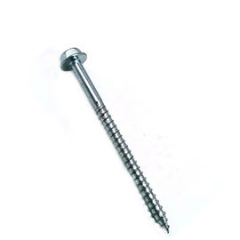Ss304/316 tornillos penetrantes inoxidables embrujan el cinc blanco principal del reborde plateado