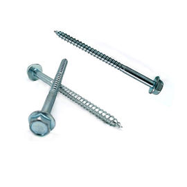 Tornillo de cabeza de hex. plateado cinc blanco azul con el reborde