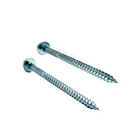 Tornillo de cabeza de hex. plateado cinc blanco azul con el reborde