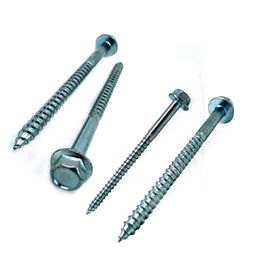 Tornillo de cabeza de hex. plateado cinc blanco azul con el reborde
