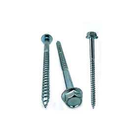 Tornillo de cabeza de hex. plateado cinc blanco azul con el reborde
