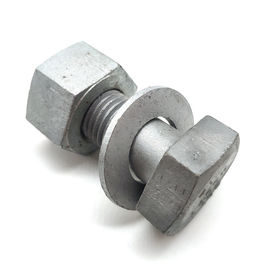 grado 4,8 del acero de carbono del hilo 8,8 pernos y nueces de la cabeza de hex. con la lavadora