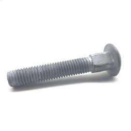 Pernos de carro galvanizados cuello largo de M36 M20 HDG con el hilo fino de la echada para el poder