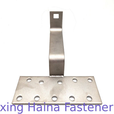 Gancho ajustable de encargo de acero inoxidable del tejado de teja del montaje del panel solar 304 316