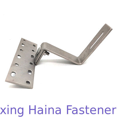 Los accesorios solares del montaje del OEM del estruendo 603 de la voladura de arena tejan el gancho del tejado