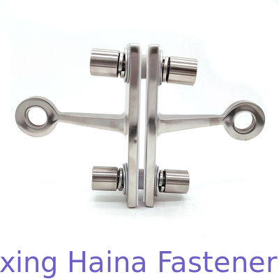 Dos colocación de pared de cristal de cortina de la fachada del final SS316 del espejo de los brazos