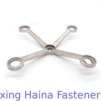 Colocaciones de pared de cristal de acero inoxidables de alta calidad de cortina de la araña de la fábrica 304 316